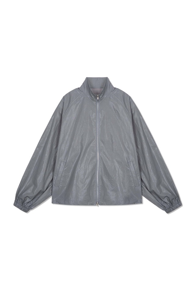 [Matin Kim] MATIN KIM LOGO COATING JUMPER IN DARK GREY 正規品 韓国ブランド 韓国通販 韓国代行 韓国ファッション マーティンキム matinkim 日本 店舗