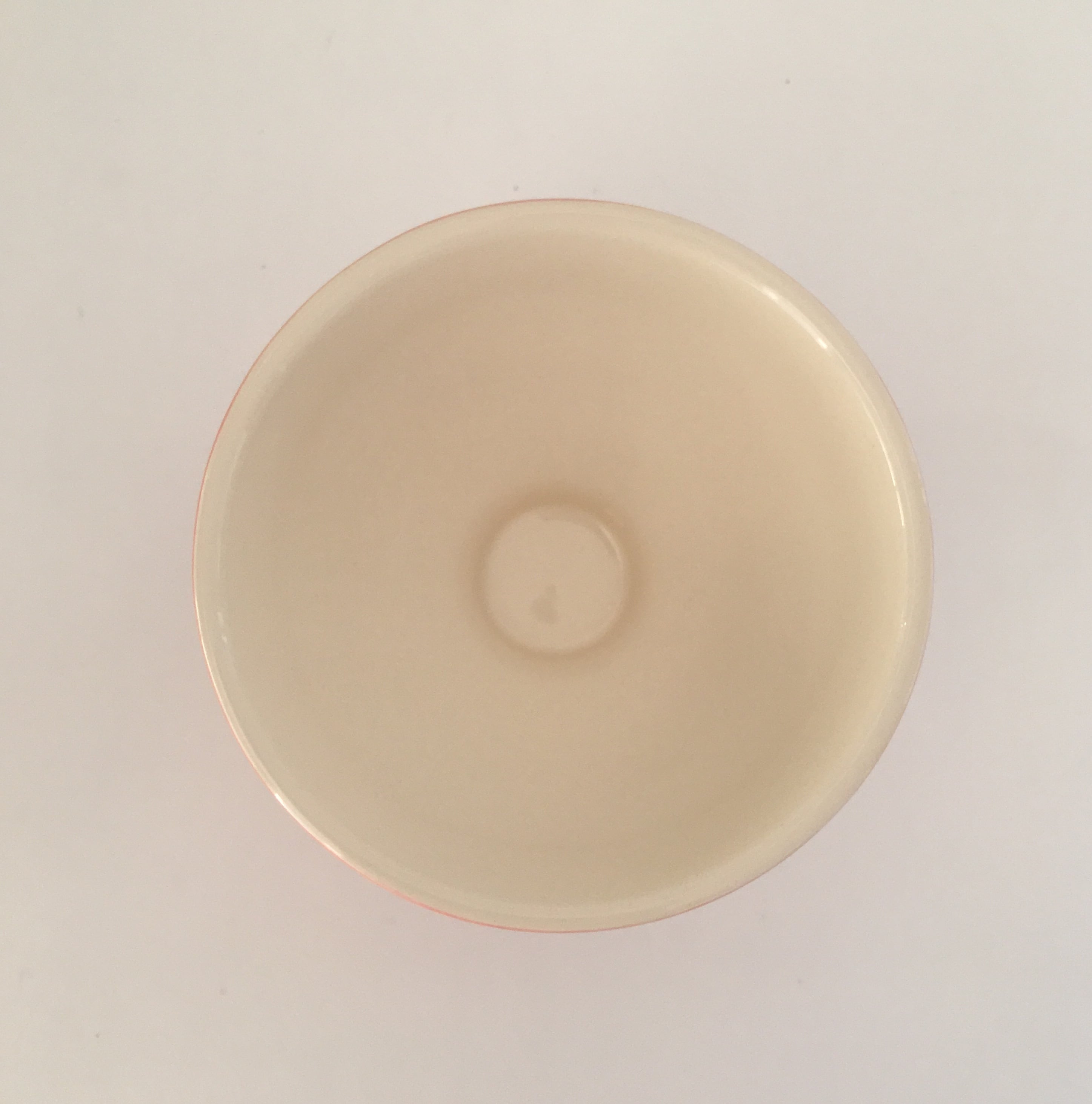カフェオレボウル ミニ ピンク ドット 水玉 フランス アンティーク