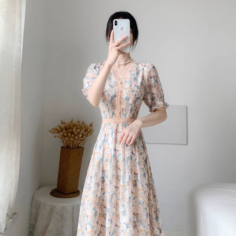 Leilian 花柄 ワンピース Leilian 花柄 ワンピース