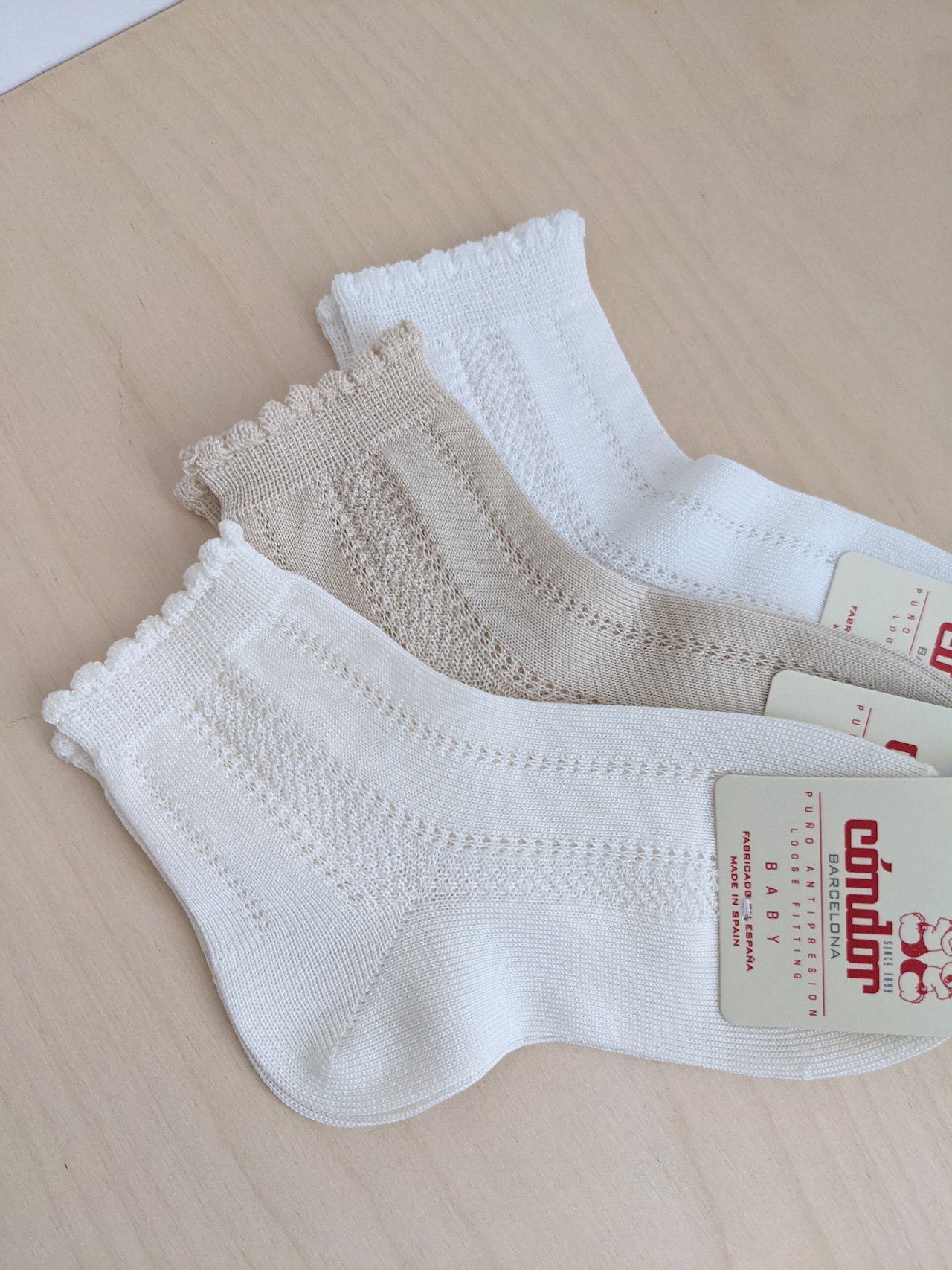 Pattern short socks - 6m~24m/ Condor