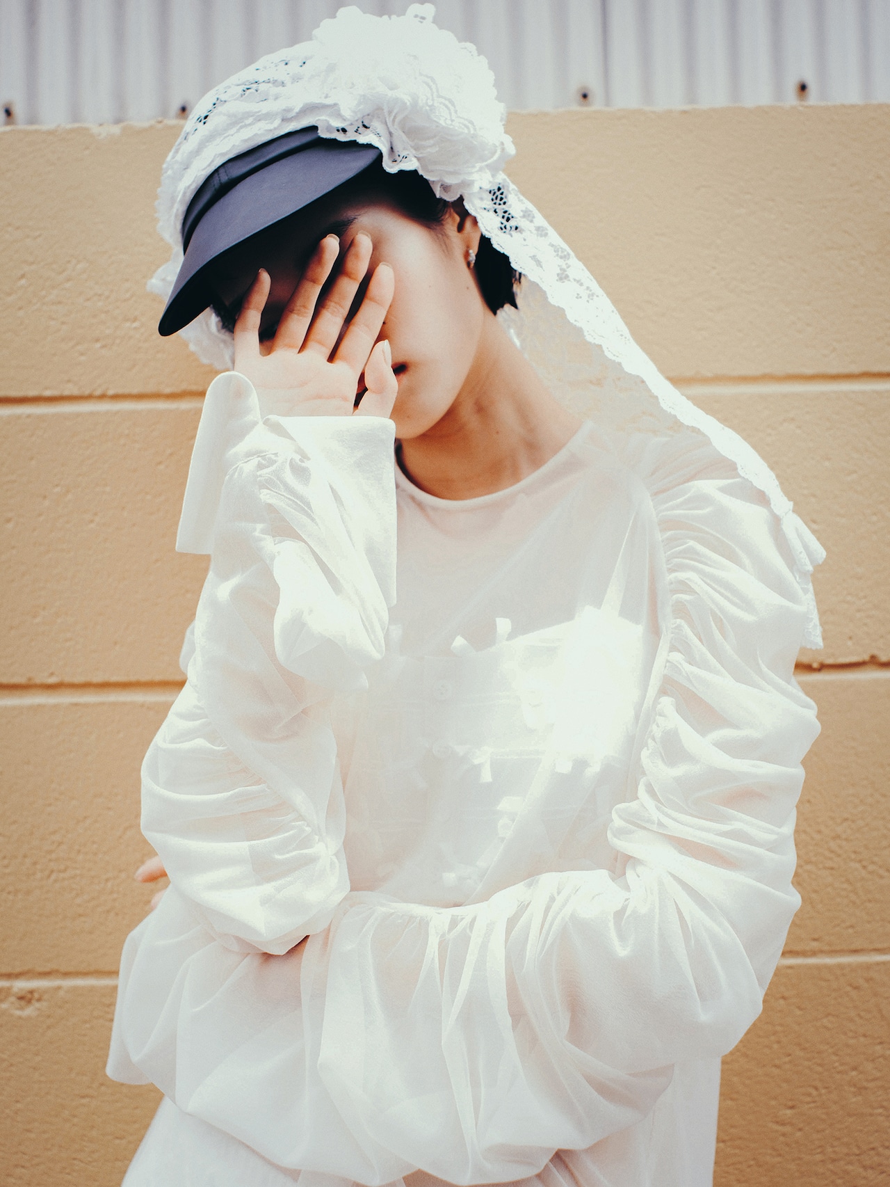 Lace mix hat