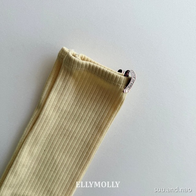 取寄:ELLYMOLLY カラーリブソックス※送料無料