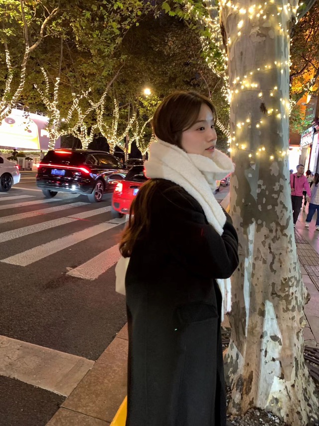 (OUNCE) fluffy alpaca wool boucle muffler / 2color