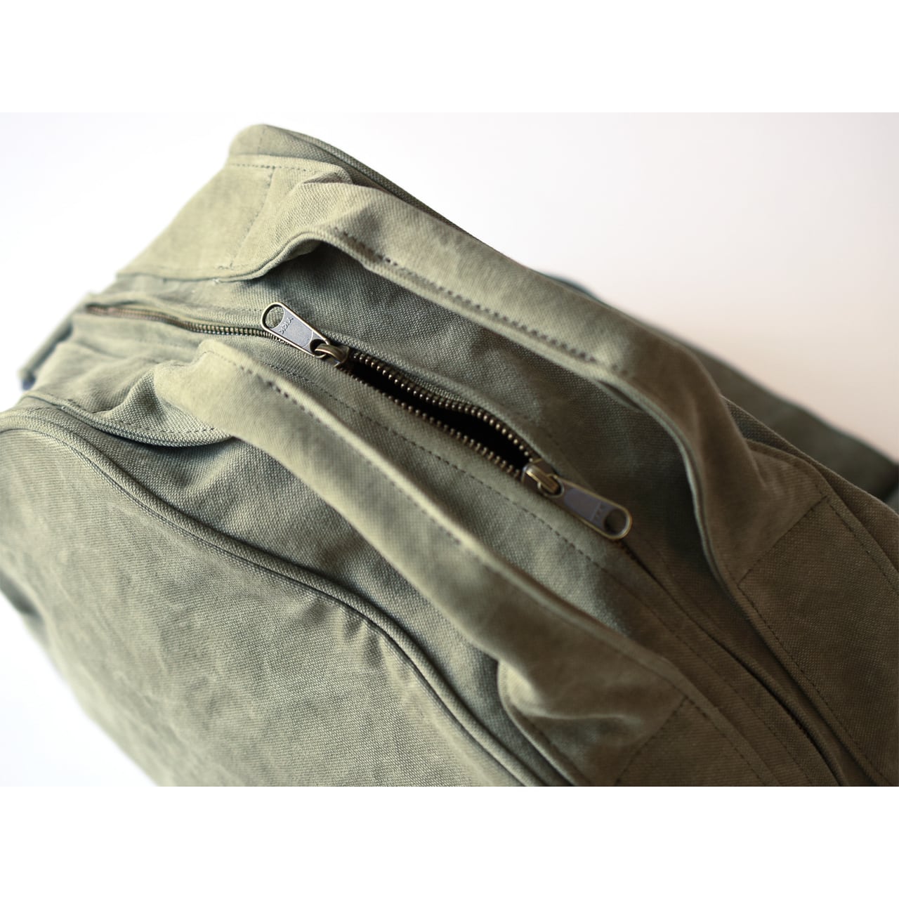 フレンチミリタリーコットンのボストン型トート（3色）》Ride