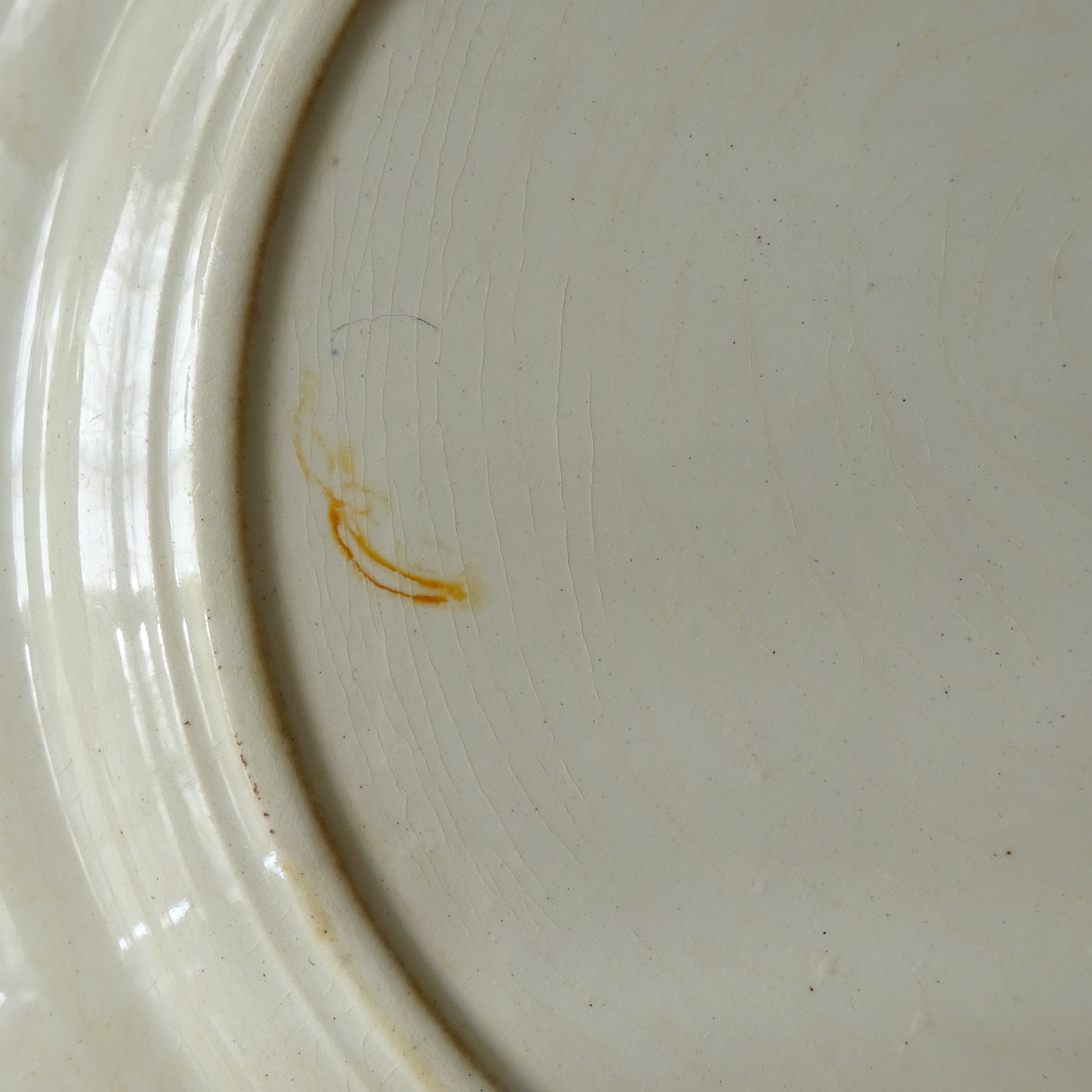 【 Épuisé 】KG Lunéville  modèle《Rocaille》Assiette plate (C)