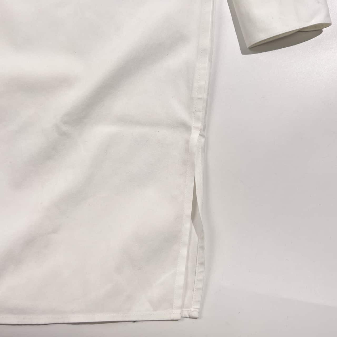 Brooks Brothers ブルックスブラザーズ NON-IRON BD ボタンダウン 長袖 ロングシャツ 4/ホワイト系 100% レディース