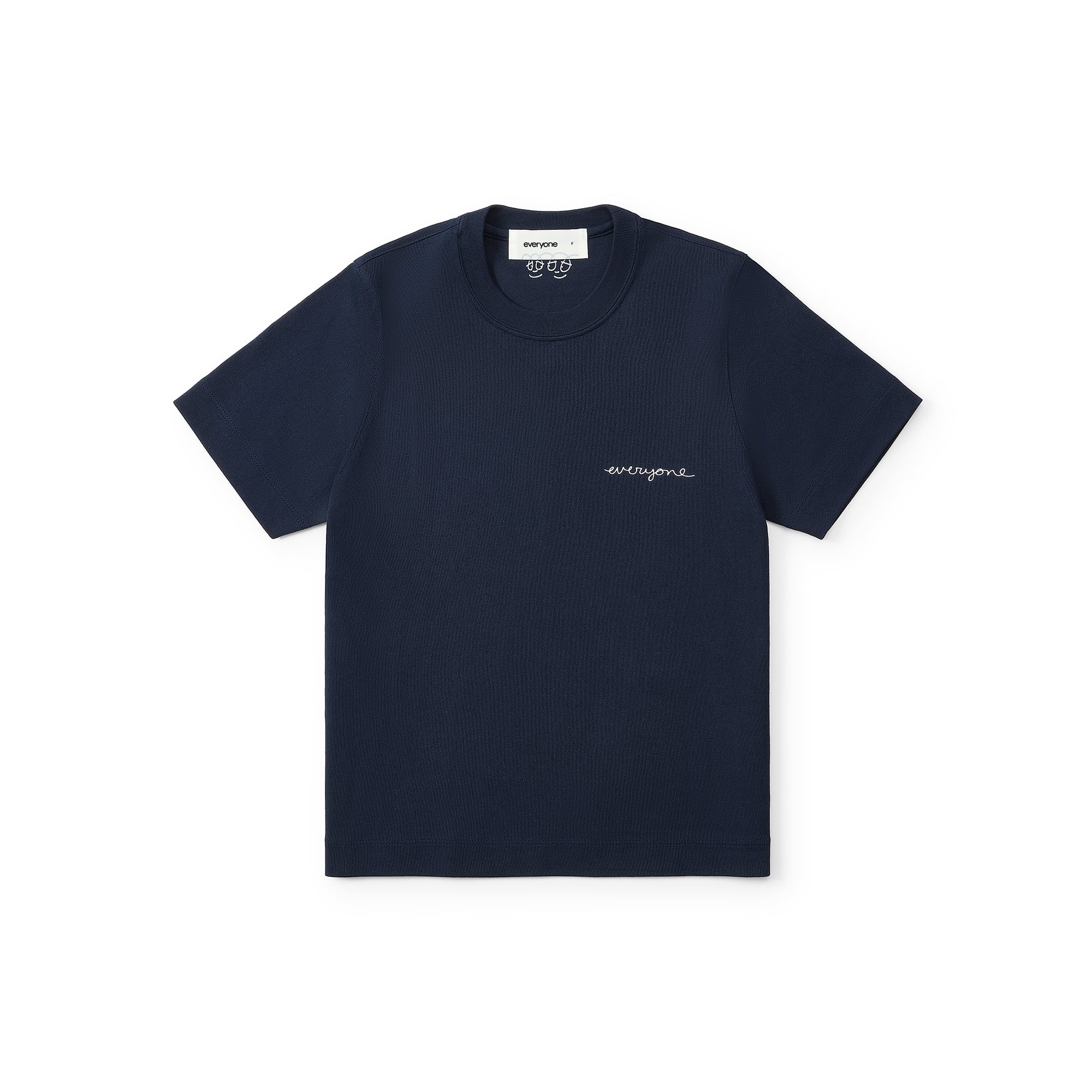 everyone j.30000 rooftop logo tee shirt (NAVY) | everyone