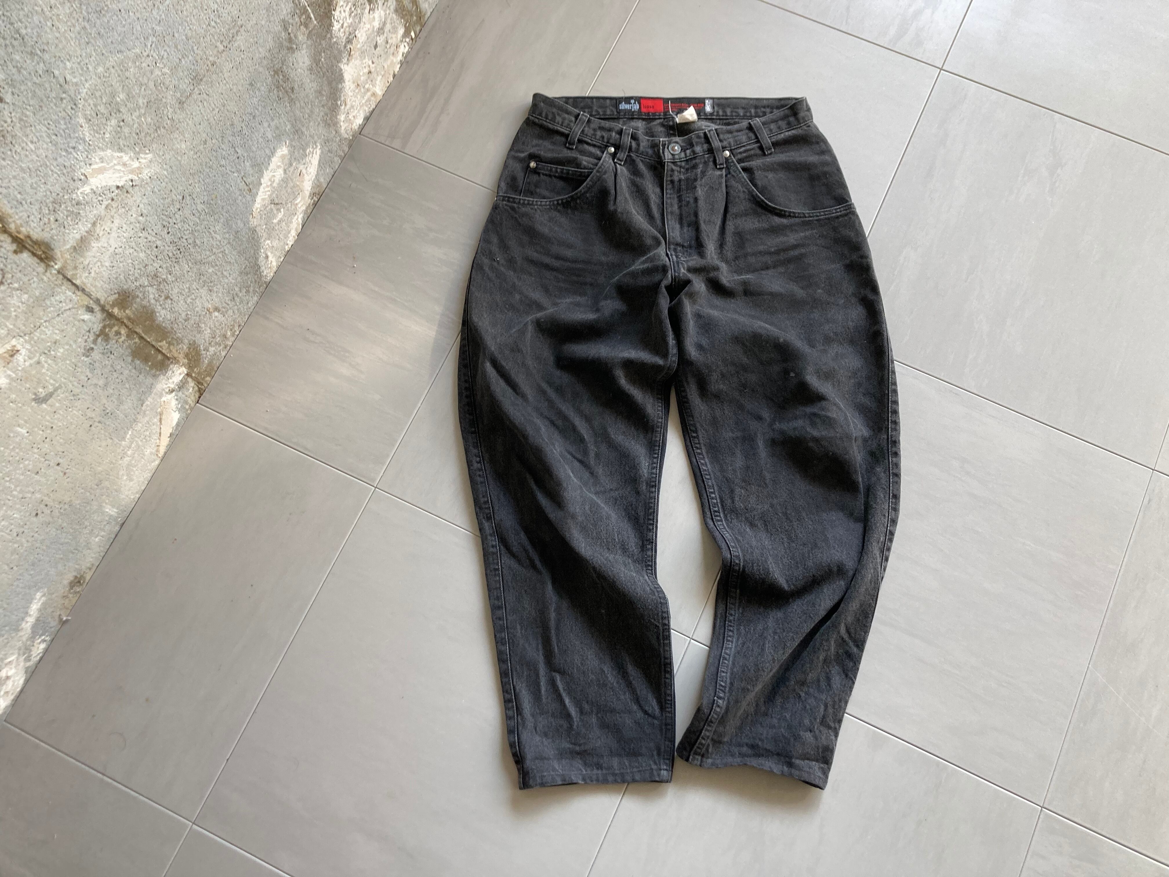 90s levi's silvertab black 5p denim loose 1990年代 リーバイス