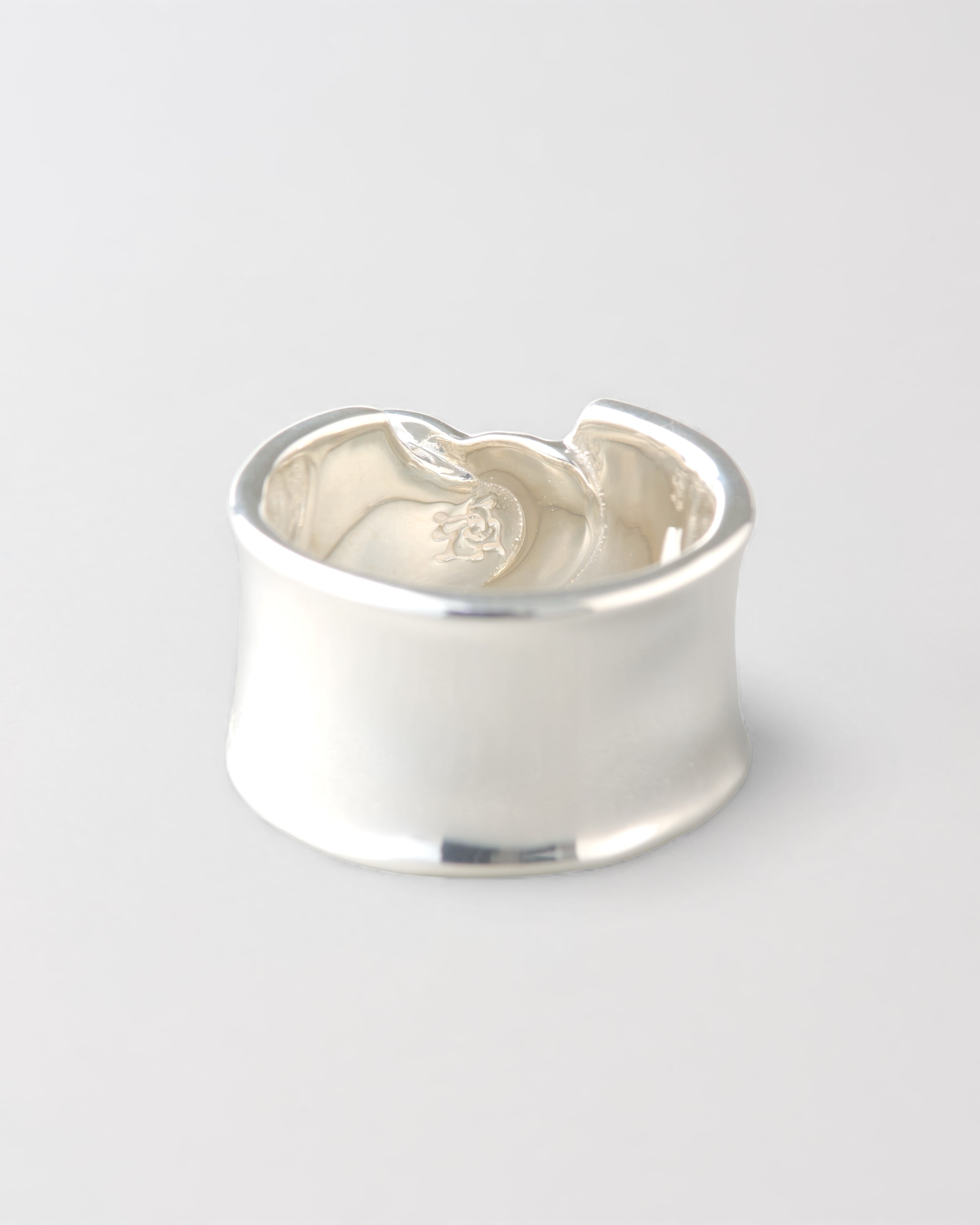 ribbon LOVERING.幅広 SILVER925 #00614-sv りぼんラブリング幅広