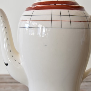 British Anchor Coffee Pot / 手描きのデザインが可愛いイギリス製のコーヒポット / 2212H-008