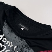 CASTELBAJAC カステルバジャック プリント 半袖Tシャツ カットソー サイズ 48 /ブラック/日本製