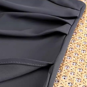 アシンメトリーハイウエストAラインスカート W00542