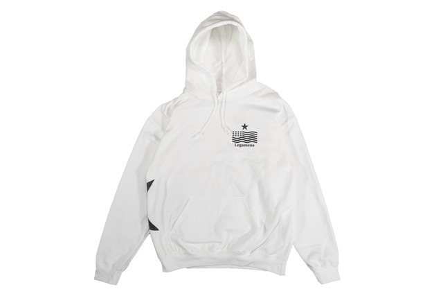 【STAR logo hoodie】 / white
