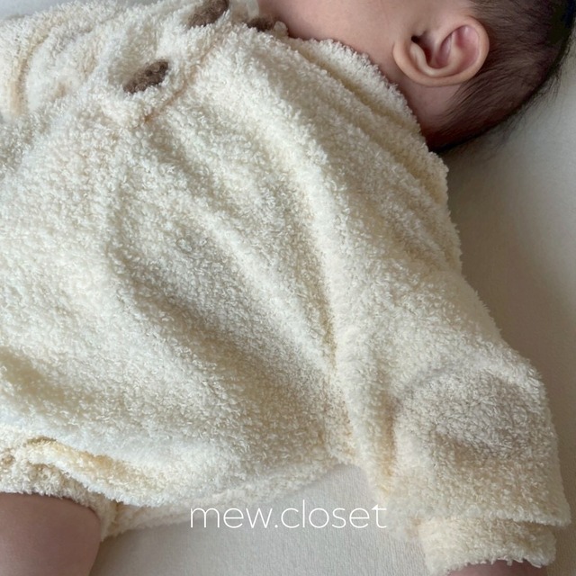 【即納】anggo /［bebe］Whipped Cream Romper