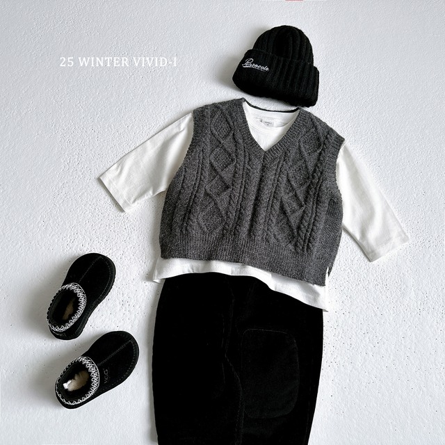 [即納XS]≪VIVID-I≫25 Winter Layered T-Shirt ivory 86