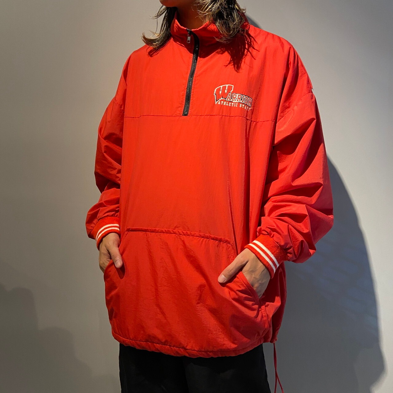 90年代〜 ナイロンプルオーバージャケット メンズ2XL 古着 ナイロン 