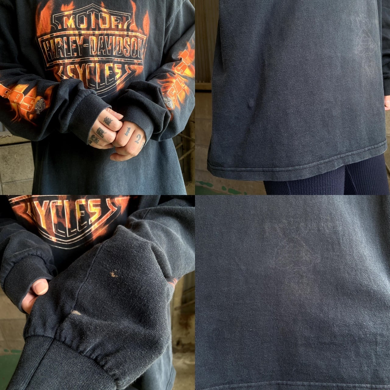 Harley-Davidson ハーレーダビッドソン ロングTシャツ メンズXL Harley-Davidson ハーレーダビッドソン ロングTシャツ メンズXL