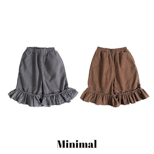 MINIMAL［取寄］modal frill pants 26autumn