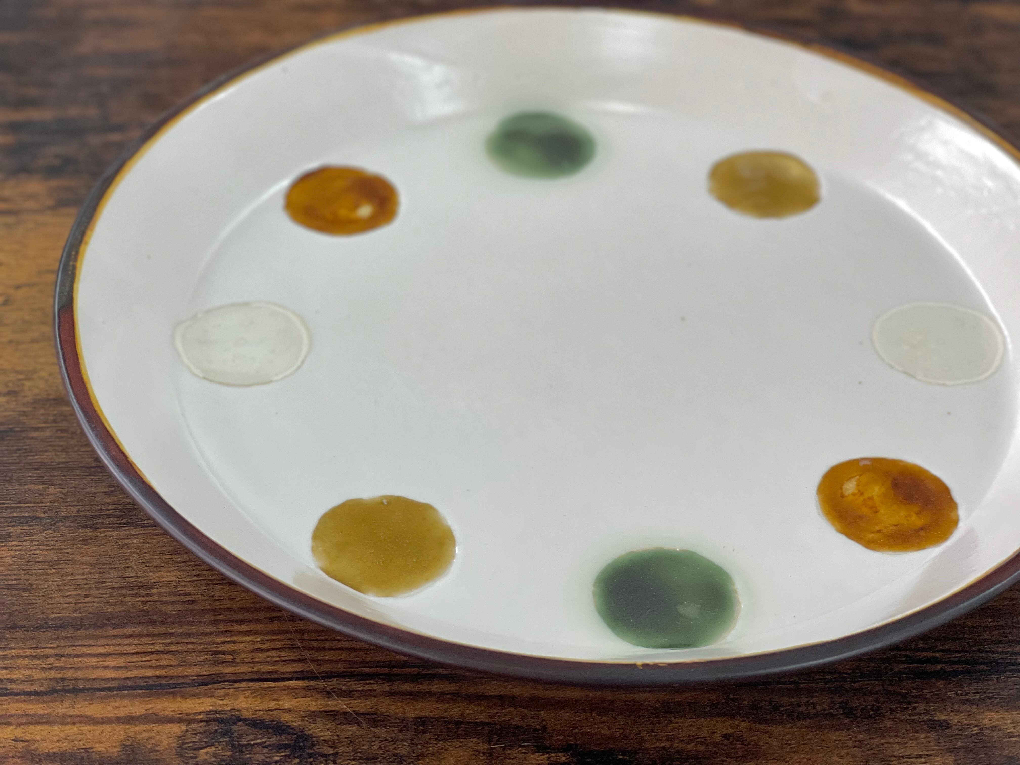 期間限定 アトリエクッチャネさん ３点セット 大皿【A・ドット】 | atelier qucchane(アトリエクッチャネ）