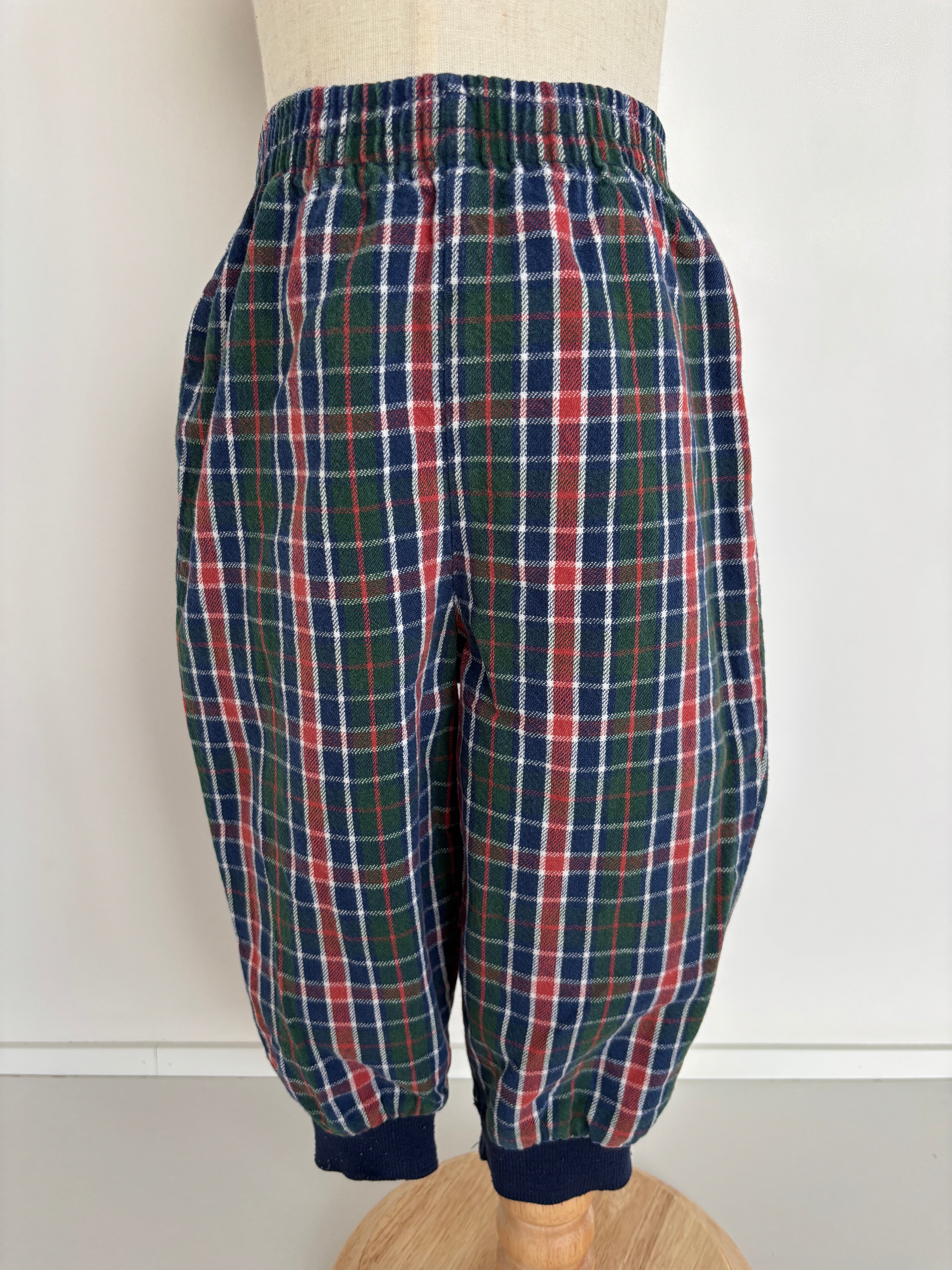 【2T相当】チェック柄パンツ