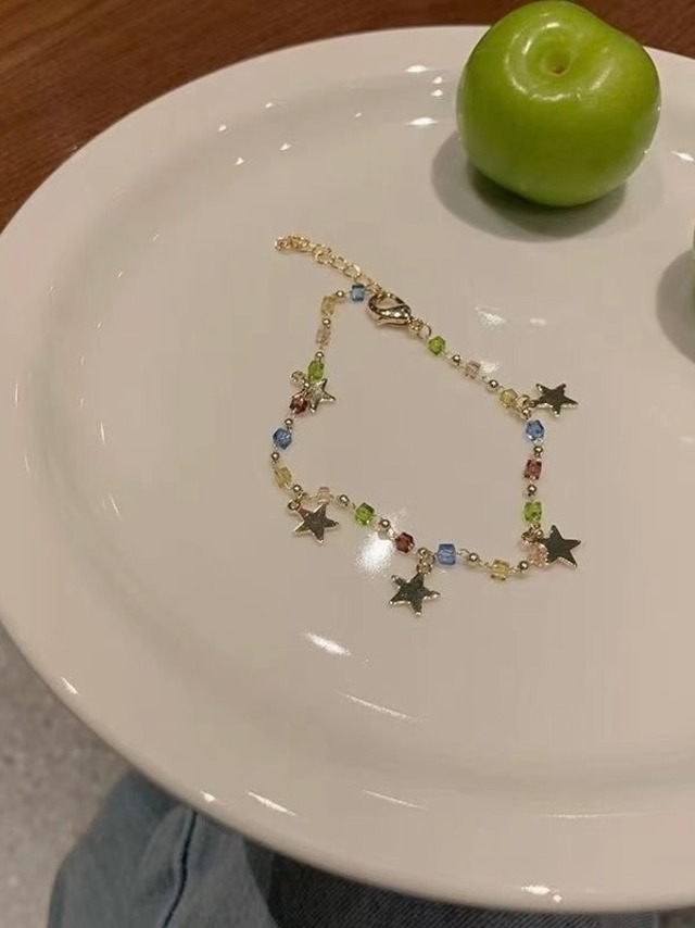 《即納》star confetti bracelet