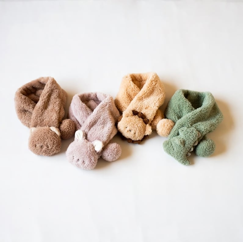 mocmof モクモフ | ぬいぐるみマフラー アニマル どうぶつ キッズ