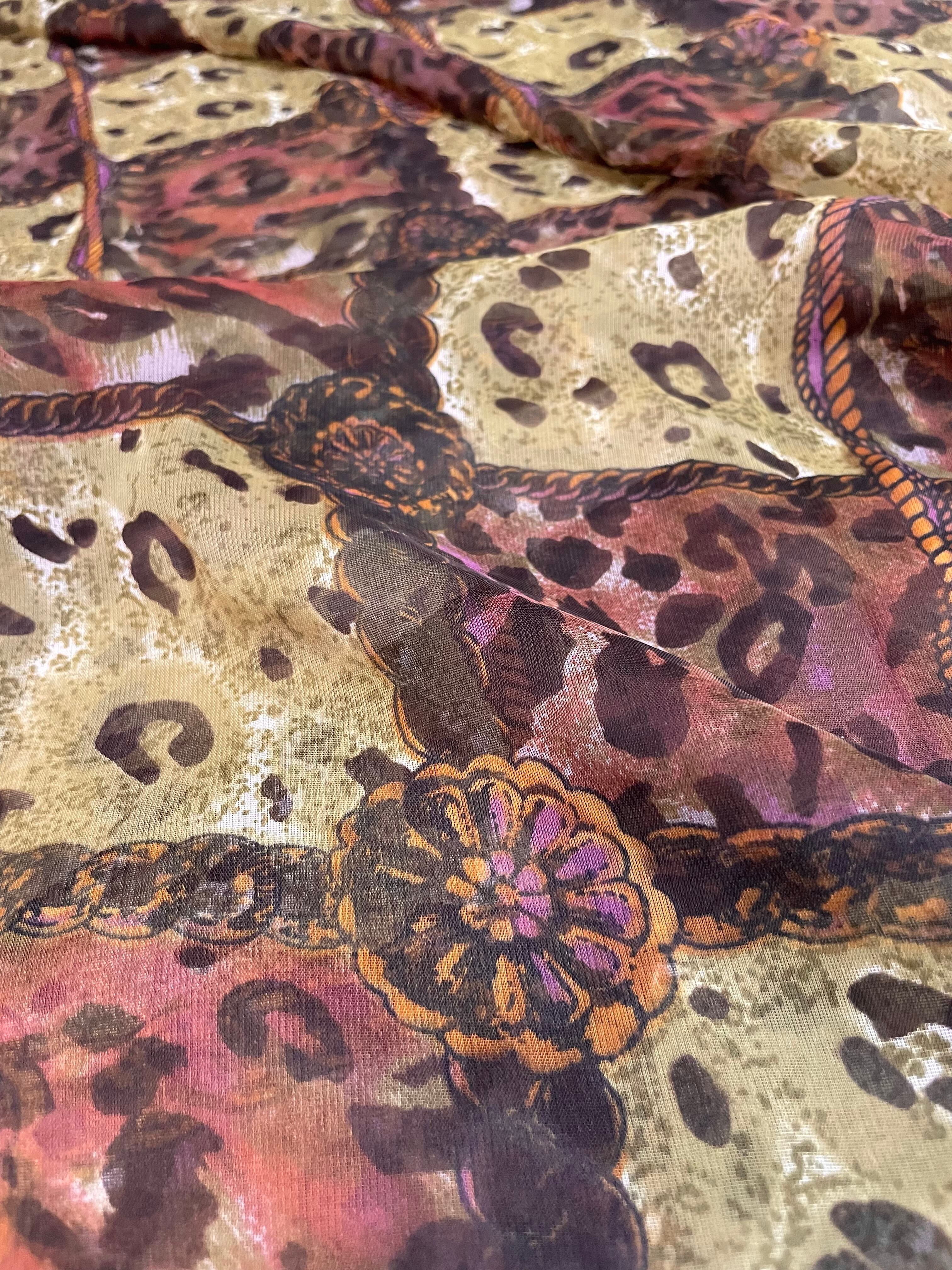 USED sheer Super long scarf