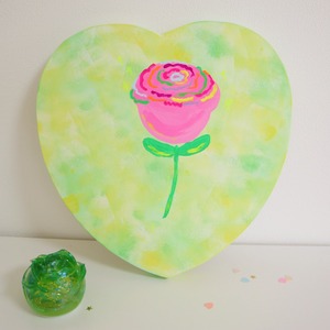 【エンジェルグリーン】天界からのプレゼント♡願いを叶えるレインボーローズアート