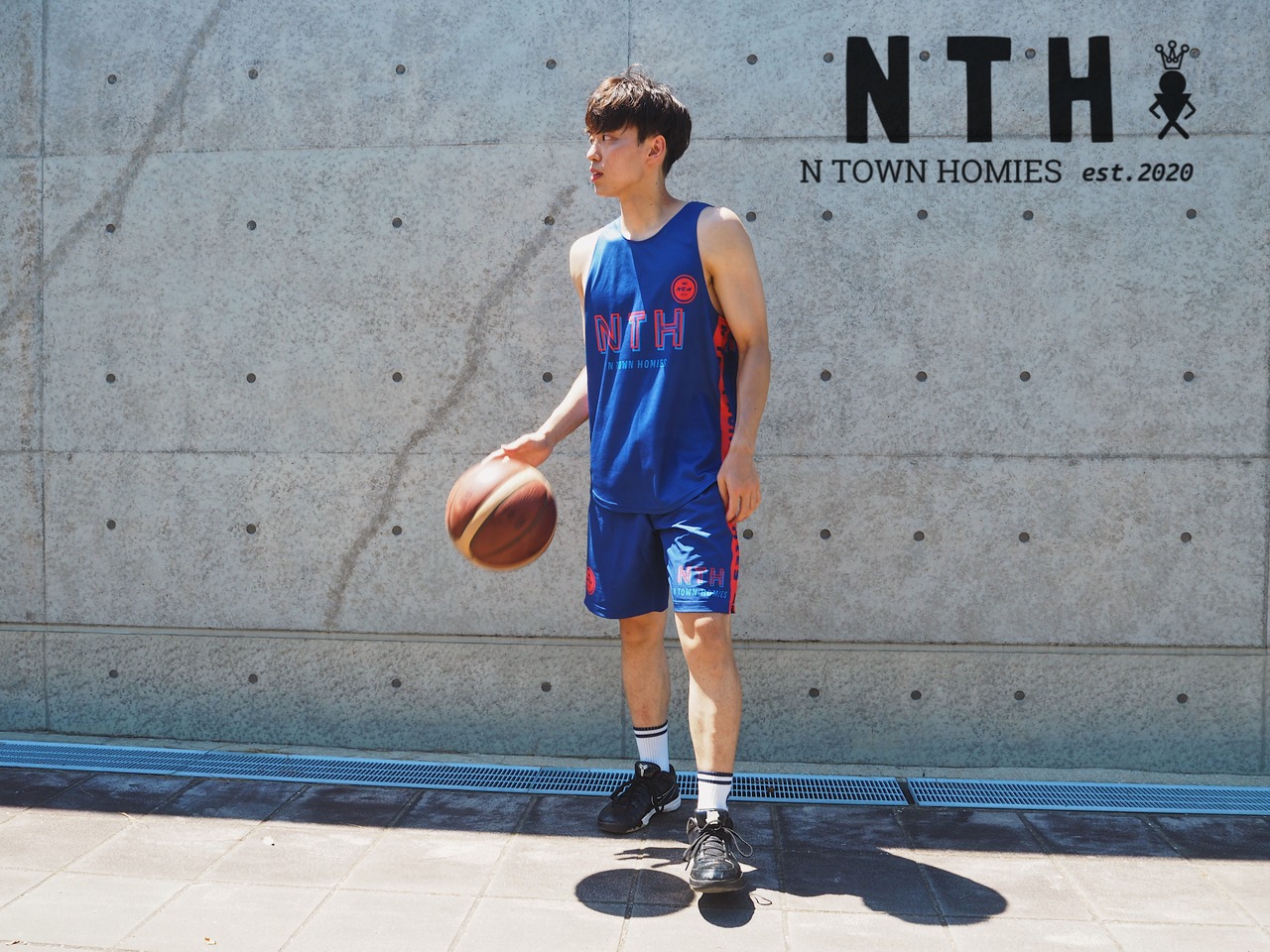 “NTH PRACTICE PANTS” colour Nevy×Red×Deepblue - 8