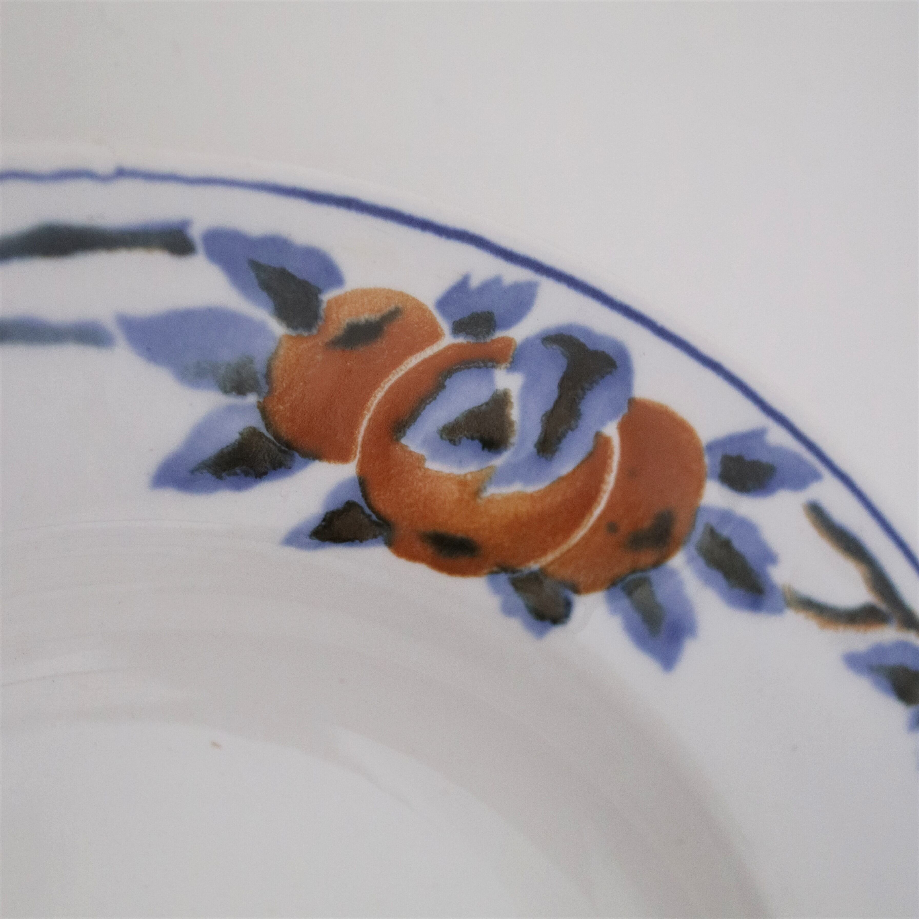 St.Amand/サンタマン/オレンジ色の果実柄のスープ皿 | kanaal store