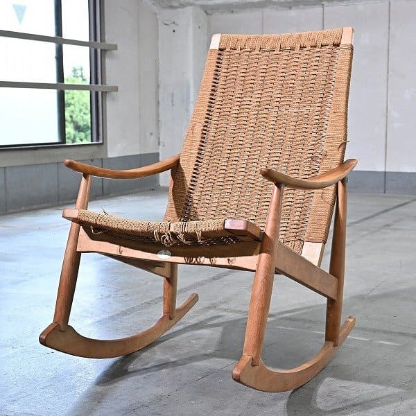 ミッドセンチュリー 伊勢木工 ビンテージ ロッキングチェア ブナ無垢材