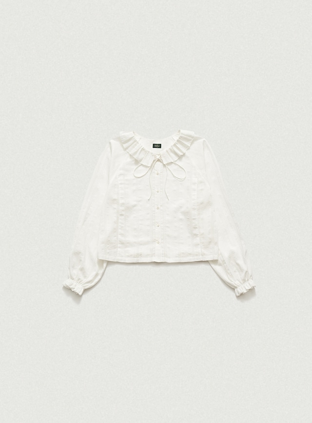 [The Barnnet] Ruffle Collar Blouse 正規品 韓国ブランド 韓国通販 韓国代行 韓国ファッション ザ バーネット ザバーネット 日本