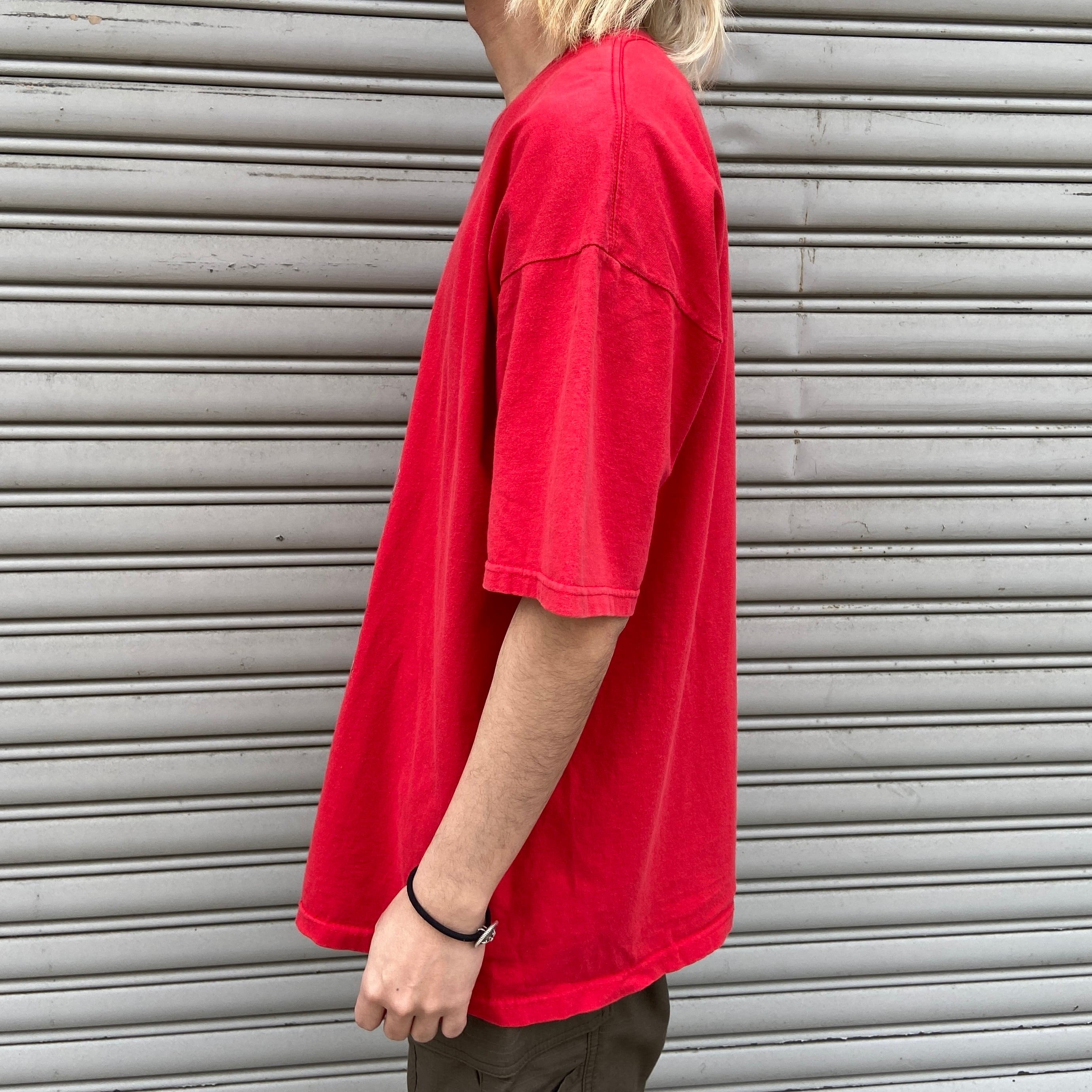 00s オースティンパワーズ ムービーTシャツ プリントT レッド XL