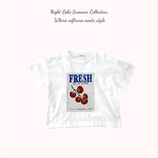 【取寄/韓国直送】Nightbebe  26/SM チェリーTシャツ ｜夏服｜韓国子供服