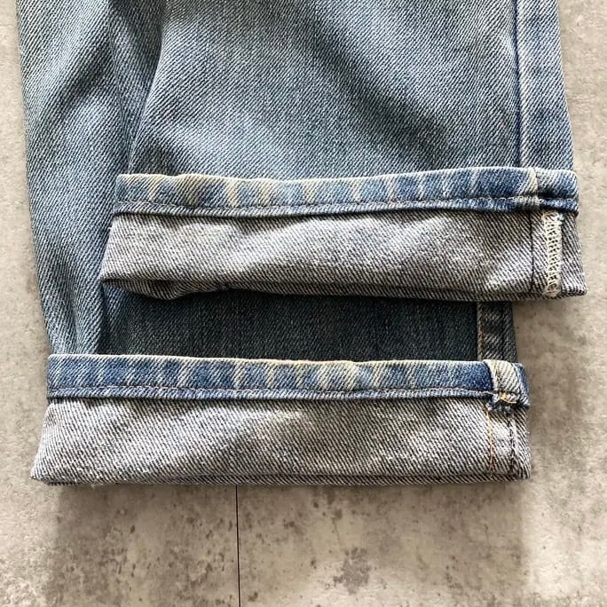 80s】US.Levis リーバイス 42TALONジッパー 42タロンジップー ボタン裏