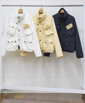 UNUSED/US2401 Nylon fishing jacket (beige)