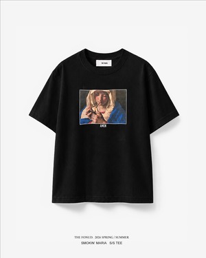 SMOKIN' MARIA S/S TEE  BLACK