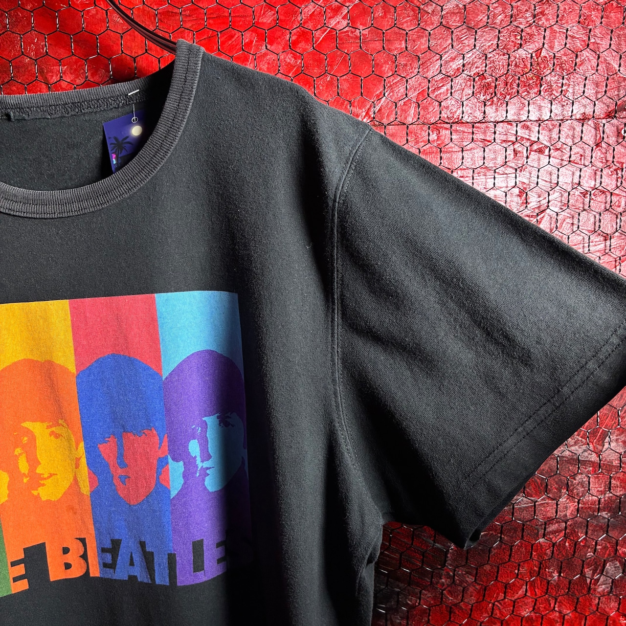 Lee Cooper ×The Beatles バンドTシャツ 黒 ビートルズ