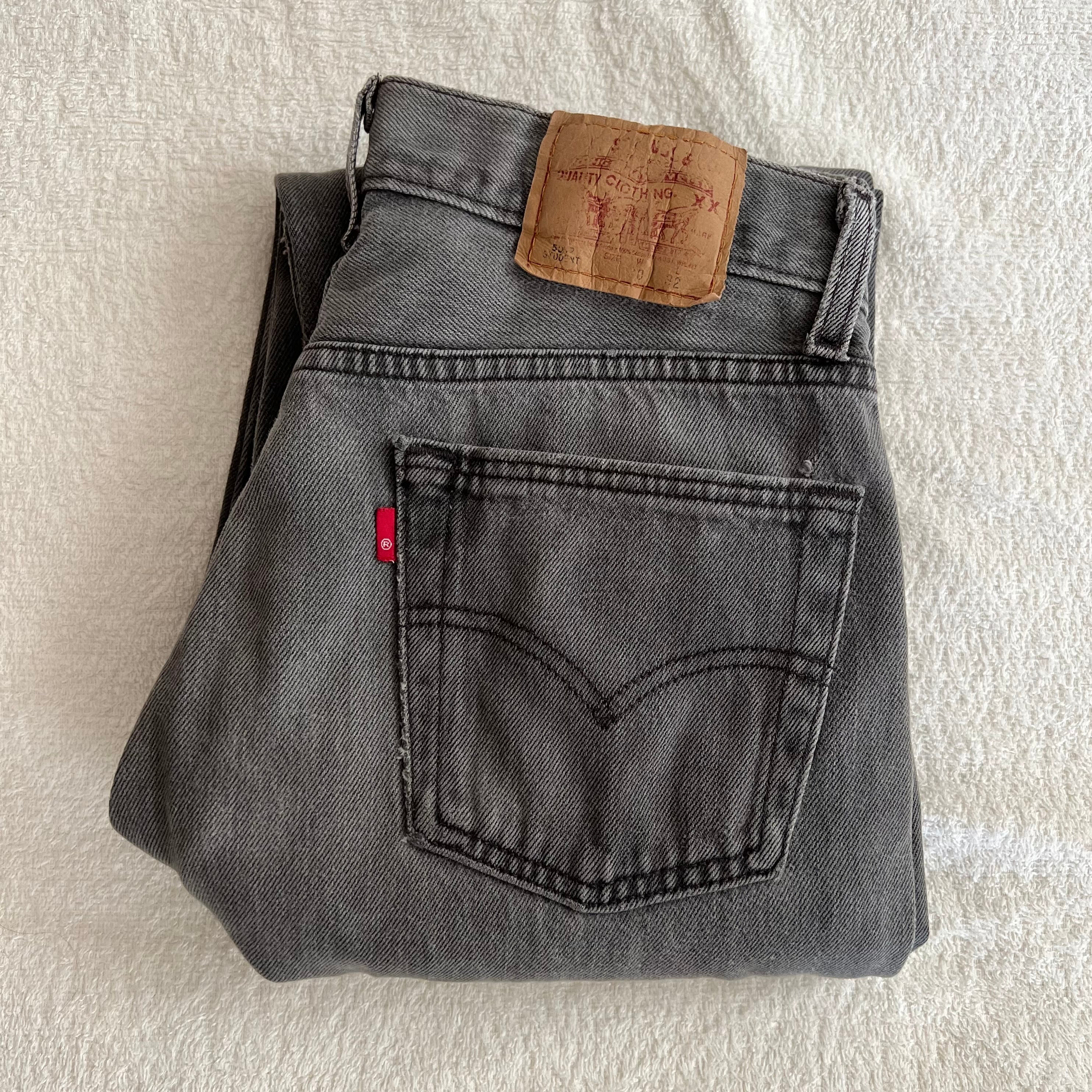 Levi's 701 USA製 W30 リーバイス ブラック デニム ジーンズ 90's