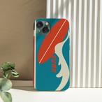 iPhoneケース サーフ 北欧レトロポップ｜レトロサーフ風スマホケース NOR053
