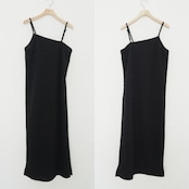 asymmetry camisole long OP/black