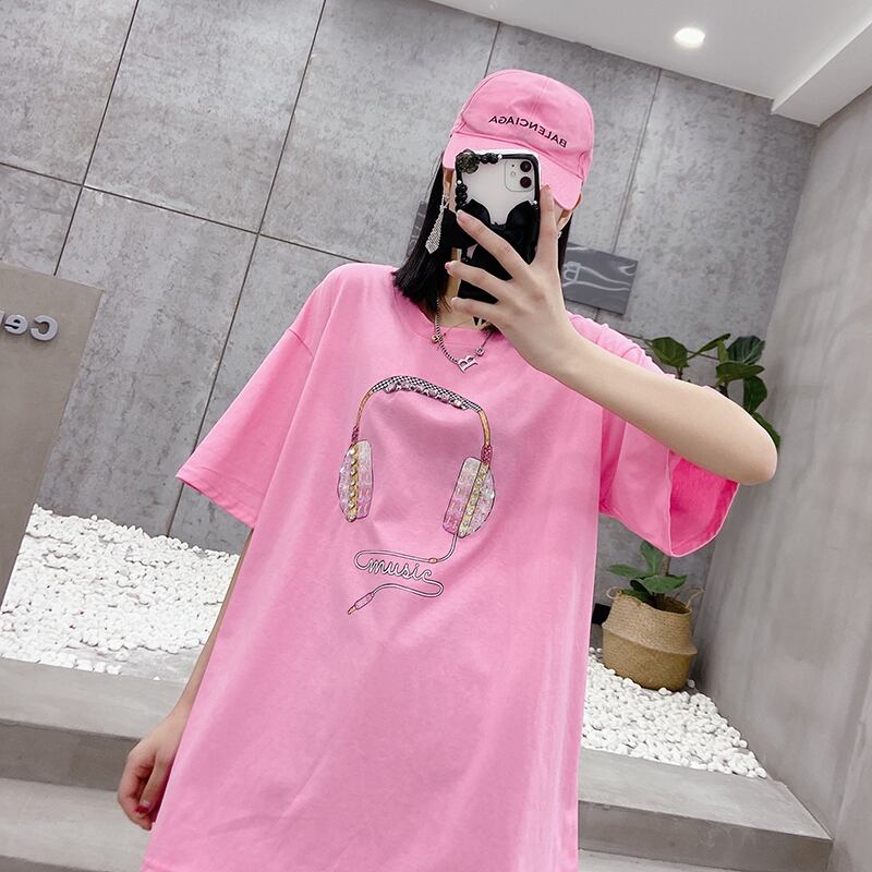 Tシャツ シャツ スプリングサマールーズトップス 薄手 大きめサイズ 春物 夏物 ミックスインファッション41240839623