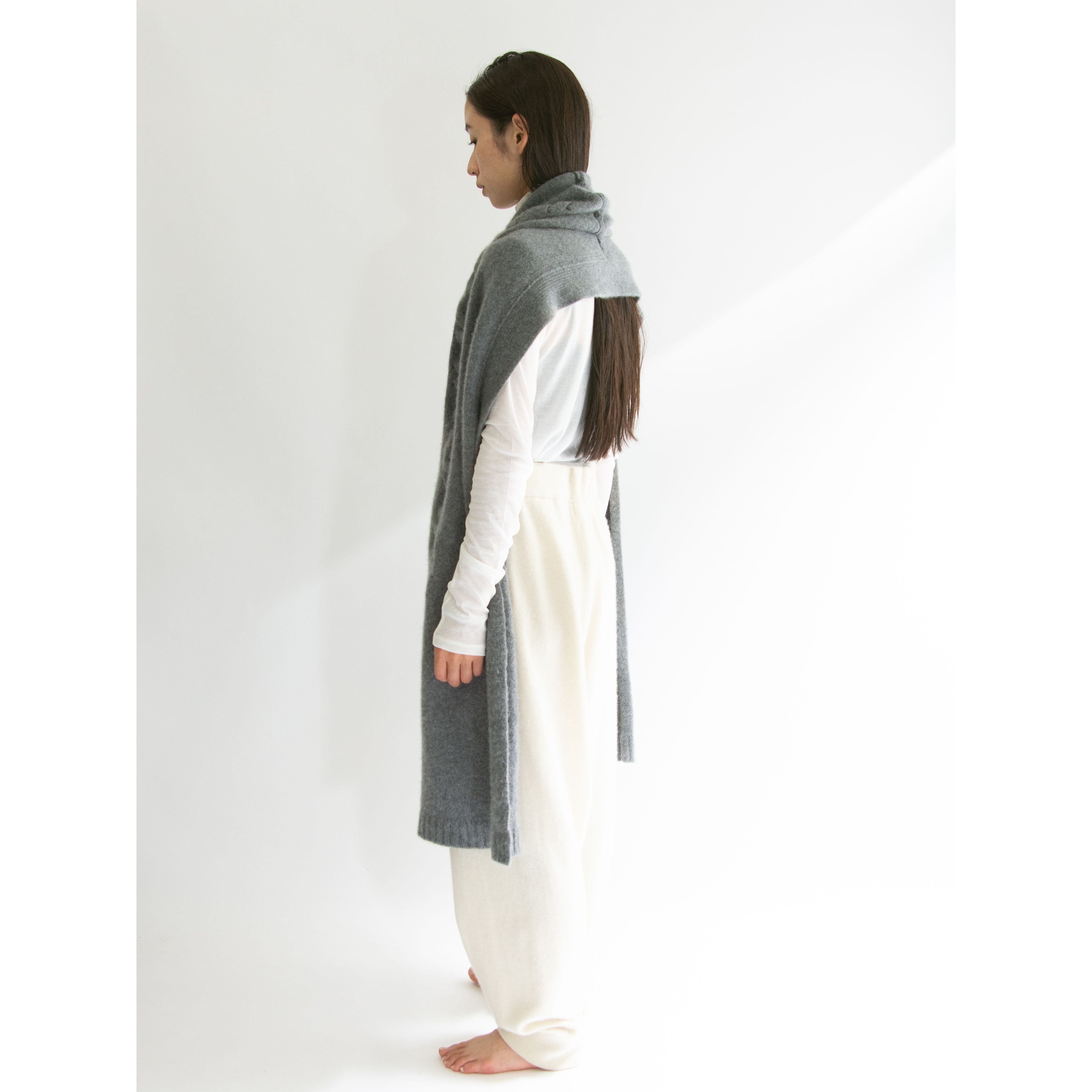 【Yves Saint Laurent】Made in Italy 09A/W Cashmere-Nylon-Polyurethane Knit Top（イヴ サンローラン イタリア製カシミヤナイロンポリウレタン ニットトップス セーター）