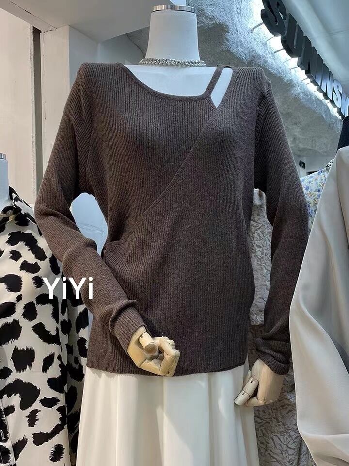 アシンメトリーニット　AJ111-66316