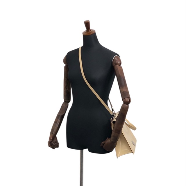 CELINE セリーヌ ショルダーバッグ ベージュ ロゴ モチーフ レザー 2way vintage ヴィンテージ オールド nb66wk