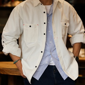 ロールアップスリーブダブルポケットシャツ 224548