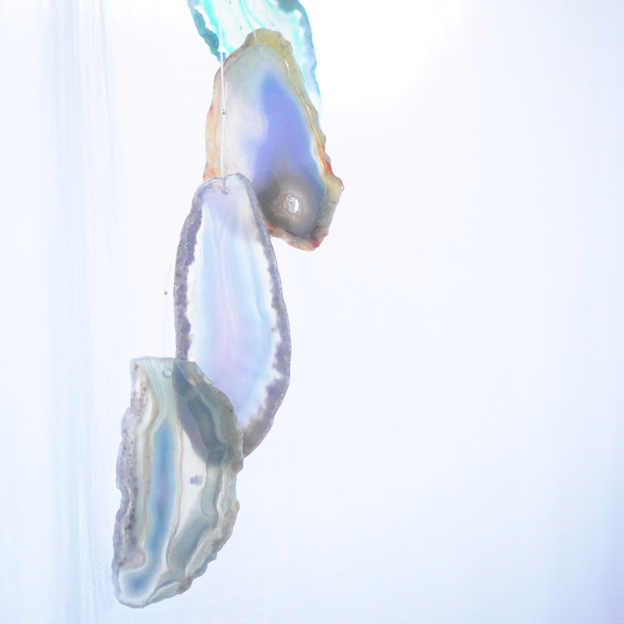 Pleiades 03 - アゲートヒーリングチャイム / Agate Sun Catcher Wind Chime 1057