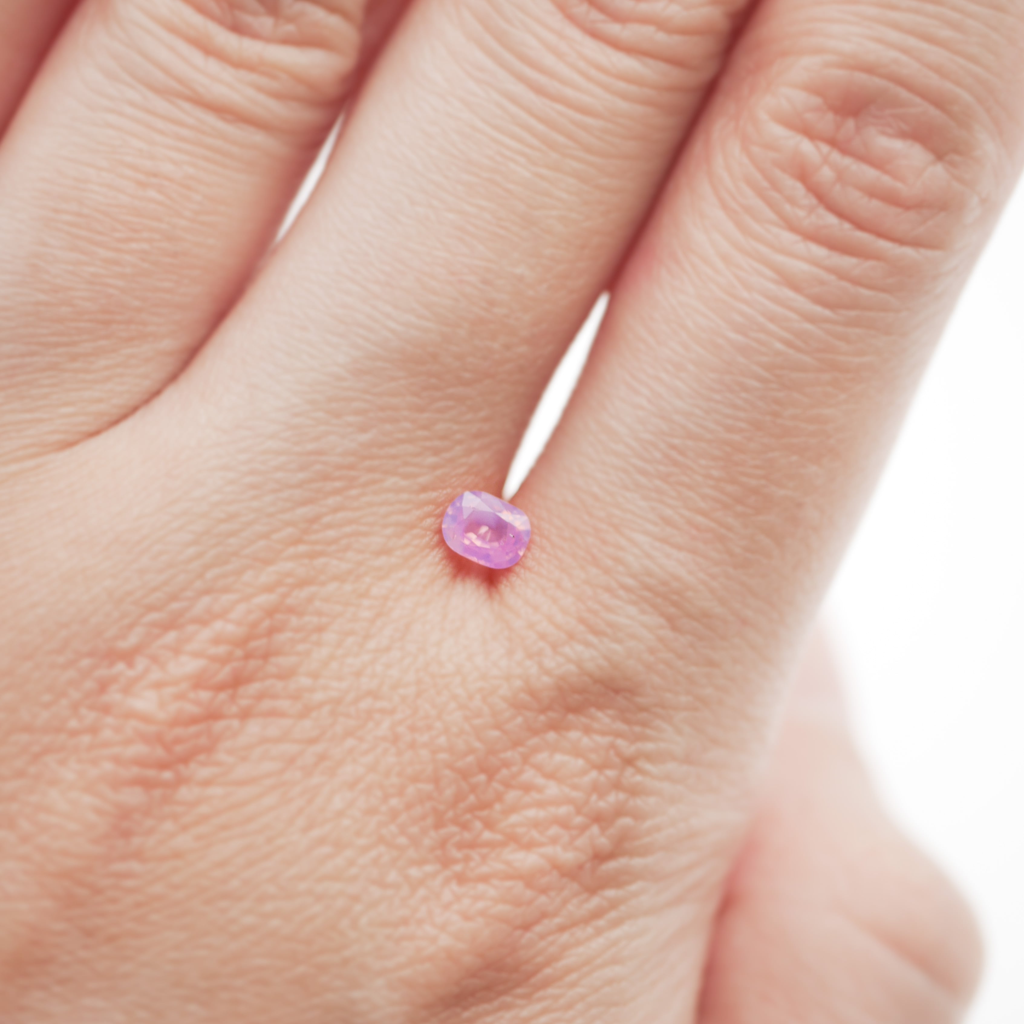 Kaya◆パープルアゲート×シルキーピンクサファイアピアス✧14kgf Kaya様専用◇パープルアゲート×シルキーピンクサファイアピアス✧14kgf