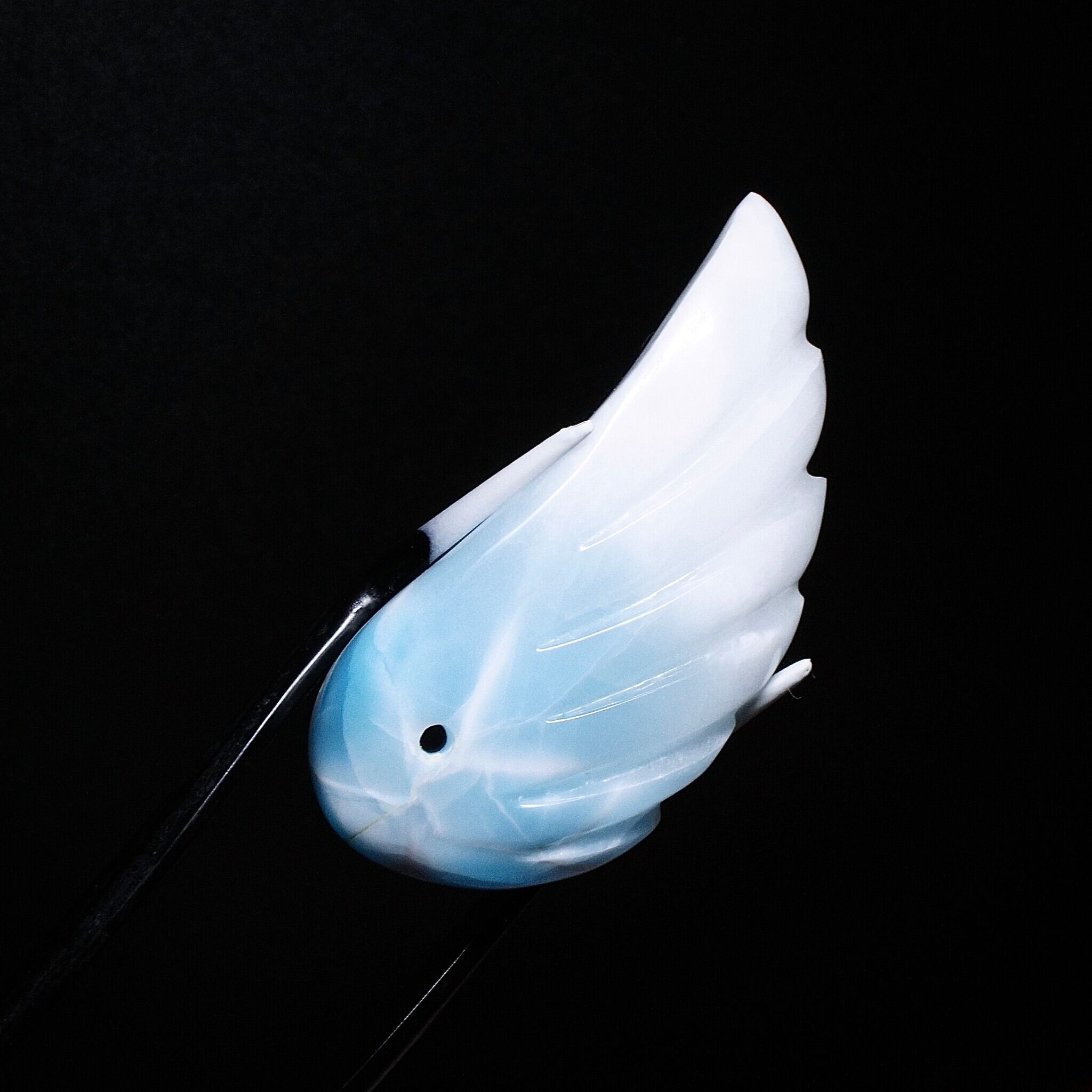 【送料無料】《えびあ作品》ラリマー 天使の羽根 A ドミニカ共和国産