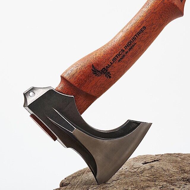 Ballistics DRILLED HAND AXE 斧刃 マホガニー